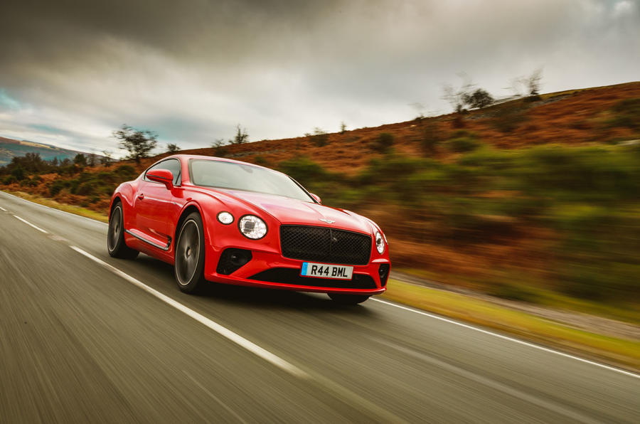 1 Bentley continental gt v8 2020 uk fd hero front