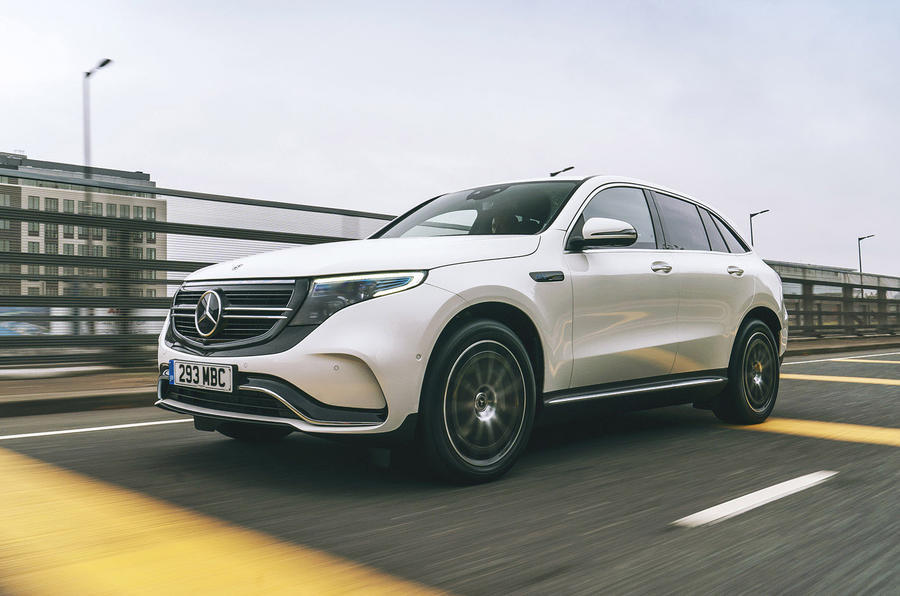 1 Mercedes eqc 400 2019 uk fd hero front 1